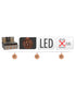 Homesmiths Christmas LED Chain with 10 Balls White
