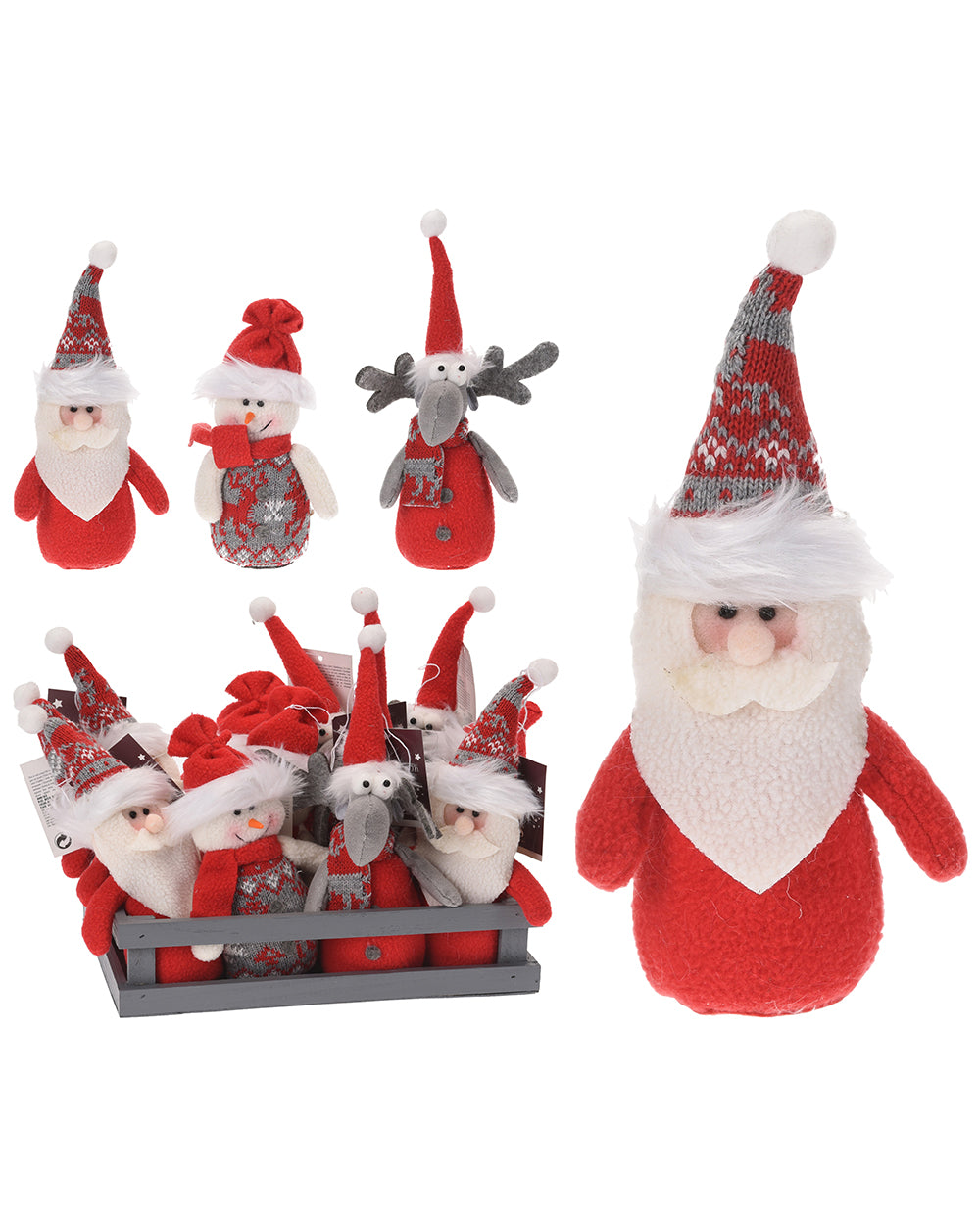 Homesmiths Christmas Figurine Hangdeco 3 Assorted 1 Piece