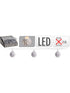 Homesmiths Christmas LED Chain Ball 25Mm White