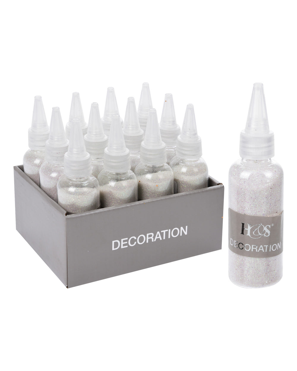 Homesmiths Christmas White Glitter