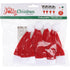 Koopman Cutlery Holder 4 pcs – Santa Hat Design, Christmas Holiday Tableware, Festive Seasonal Dining Accessory, Xmas Kitchen Decor, Holiday Party Essentials