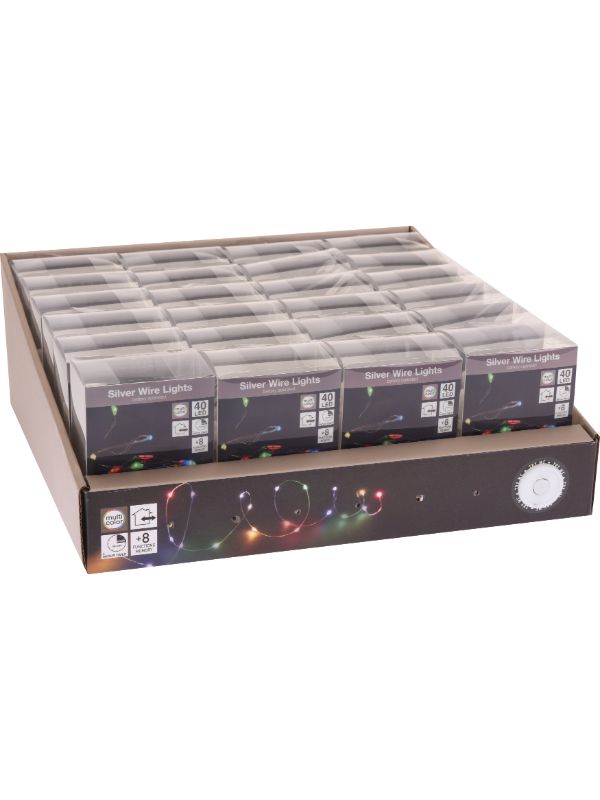Homesmiths Silverwire 40Led Multi Bo Ip44