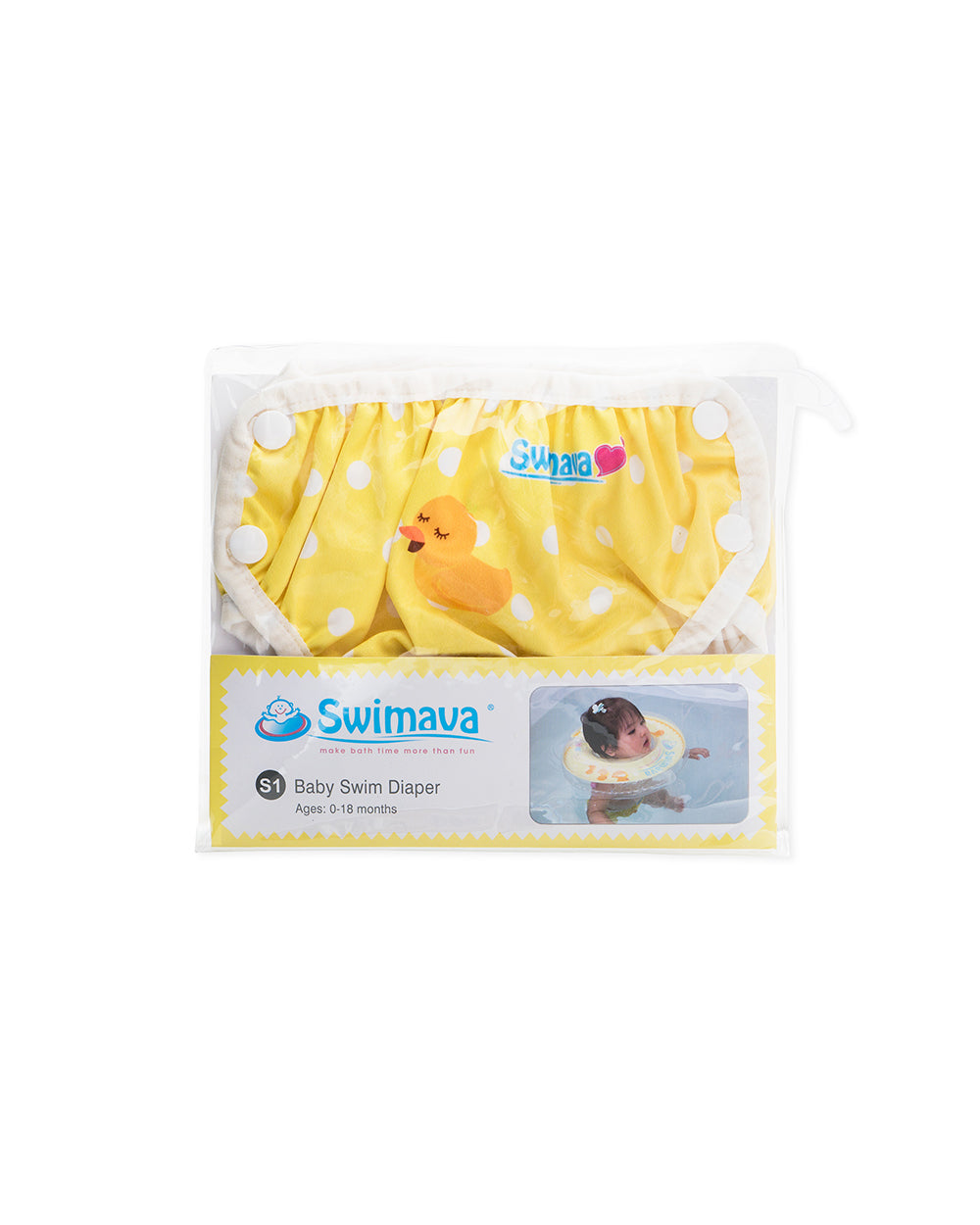 Swimava Baby Swim Diaper Duckie By Homesmiths