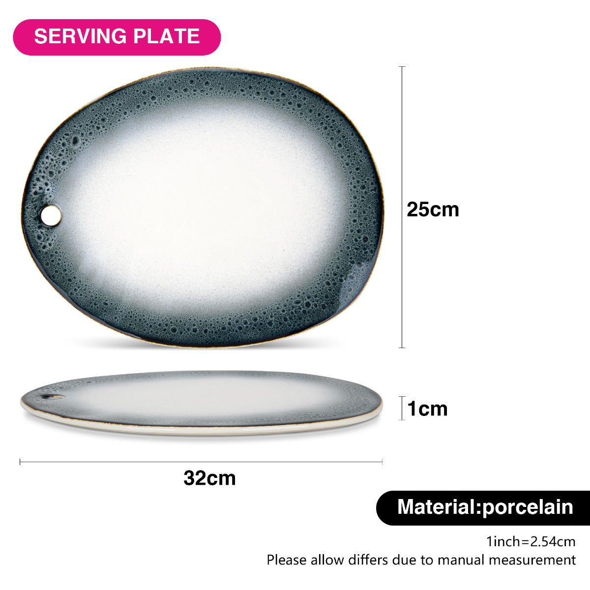 Fissman Serving Plate Galactica 32 cm