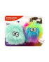 Smartykat Fuzzy Friends Plush Catnip Ball Cat Toy Set Of 2