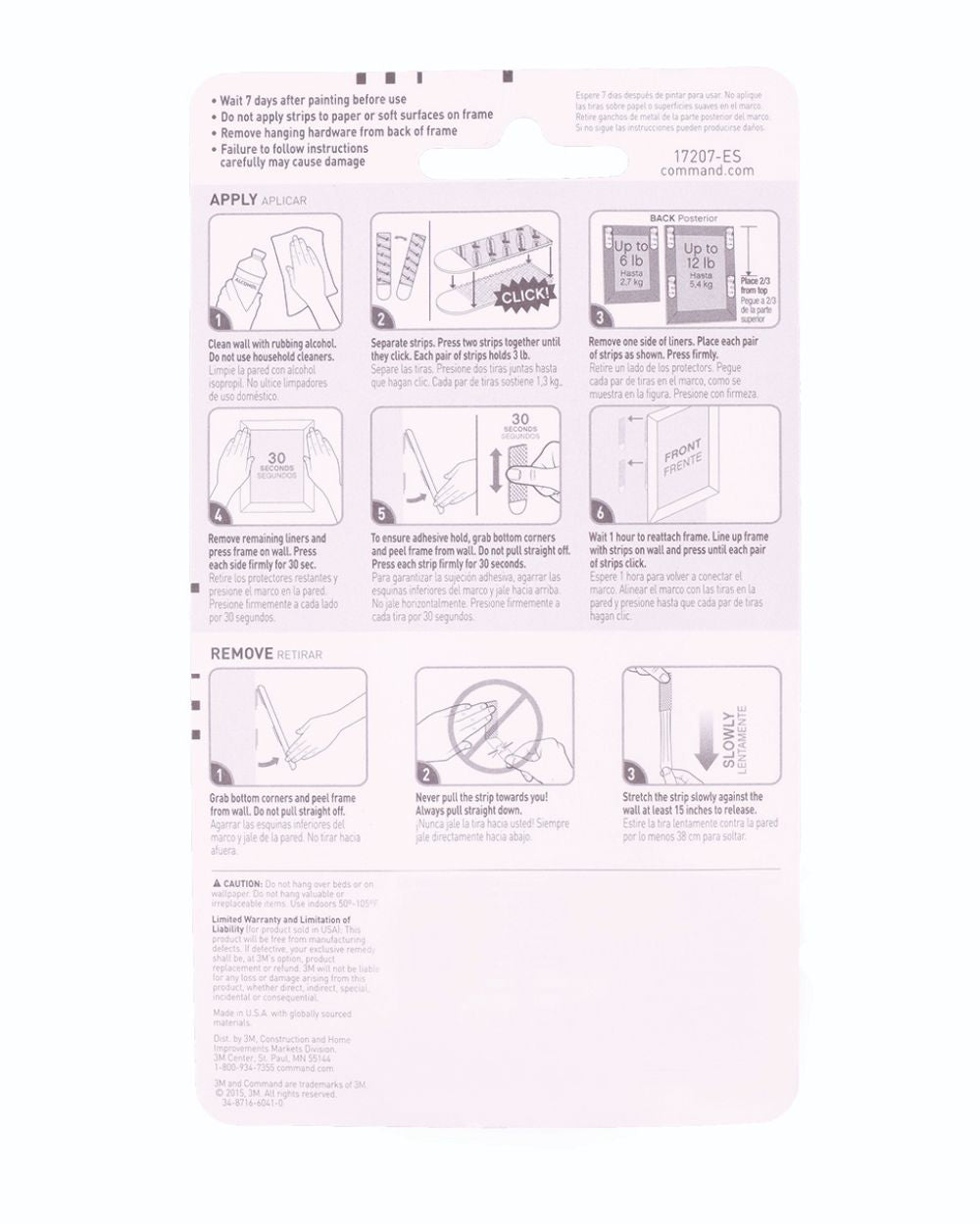 Command Large White Picture Hanging Strip