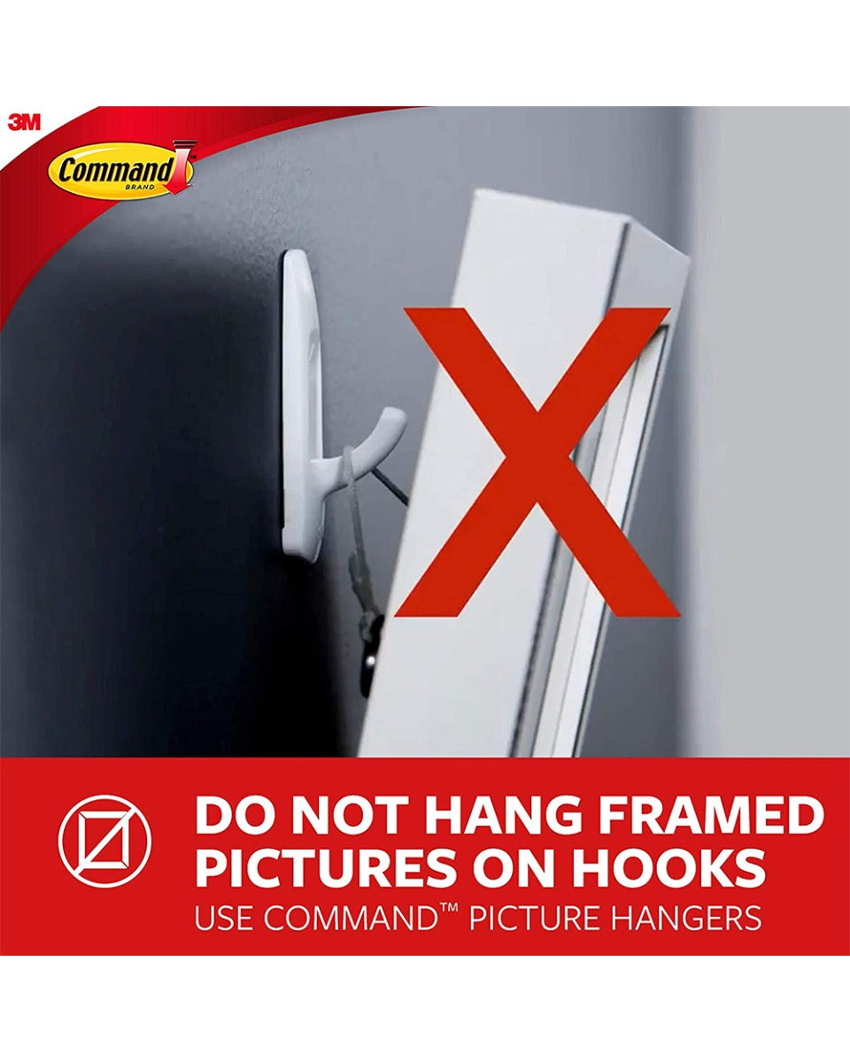 Command Cord Cable Bundler Hook White