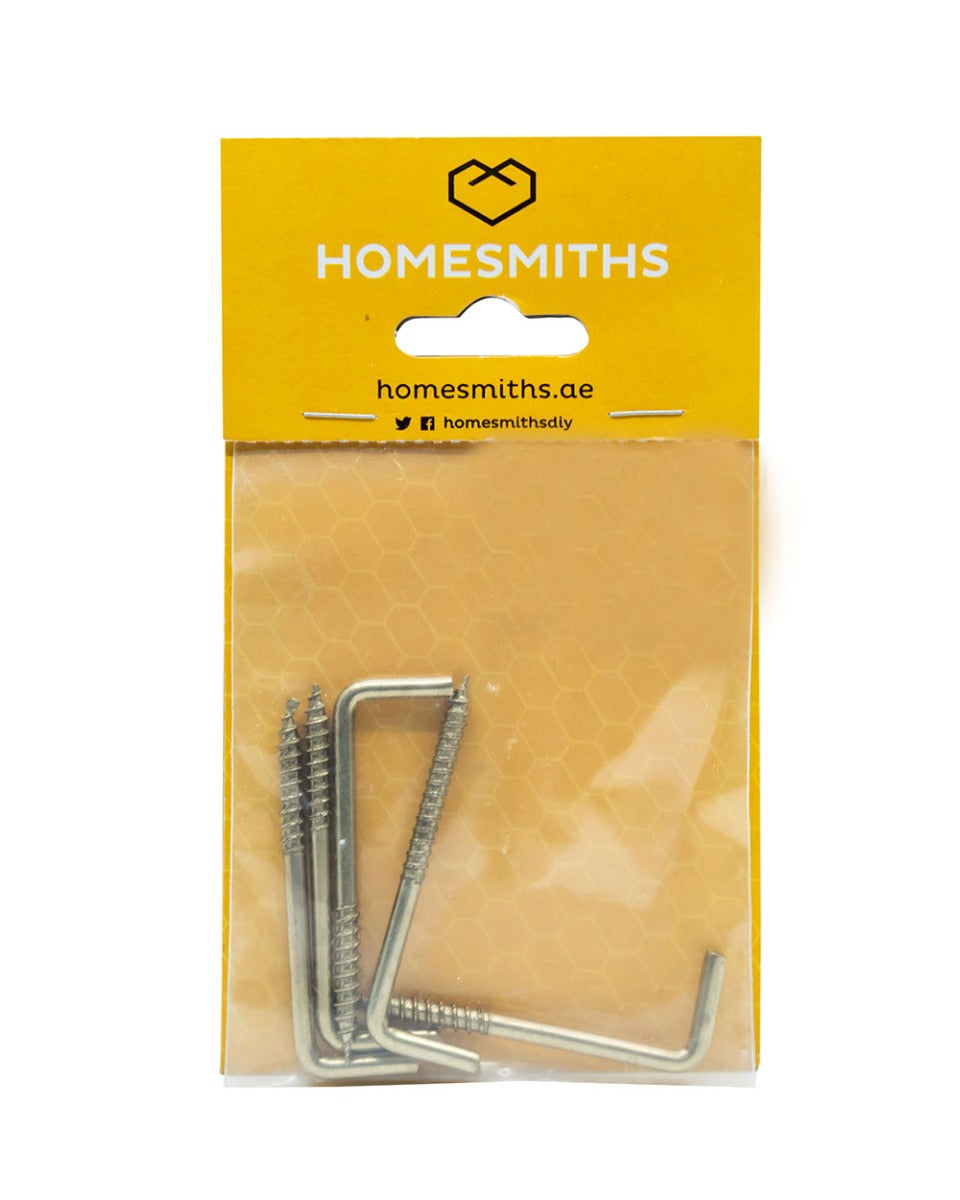 Homesmiths Brass Plated Square Hook 2 1/2 Inch