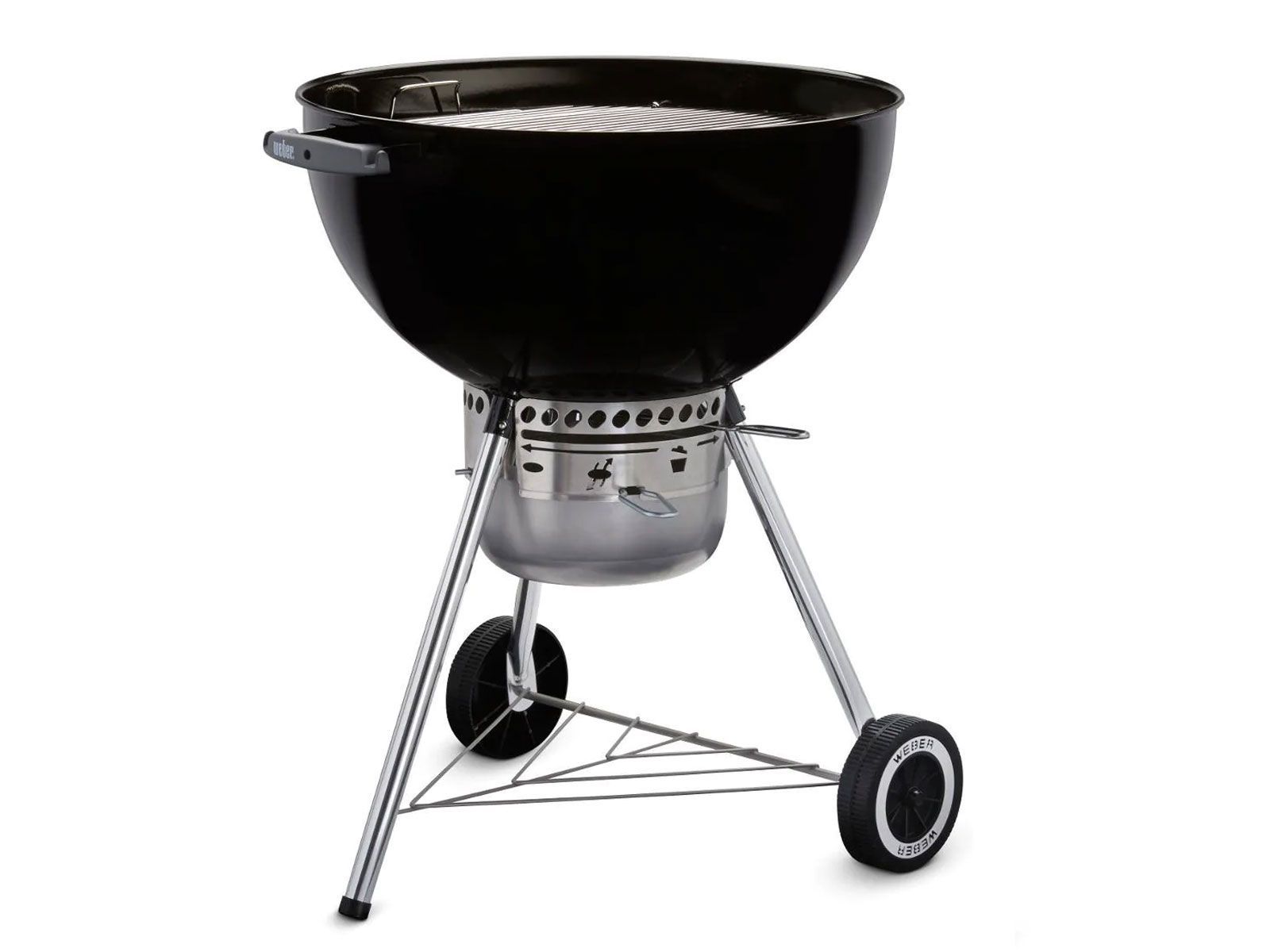 Weber® 22in Original Kettle Premium Charcoal Grill 22" BLK