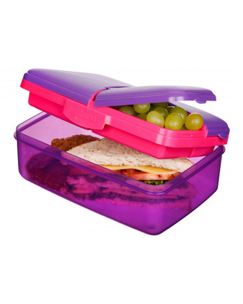 Sistema Slimline Quaddie Coloured 1.5L Purple