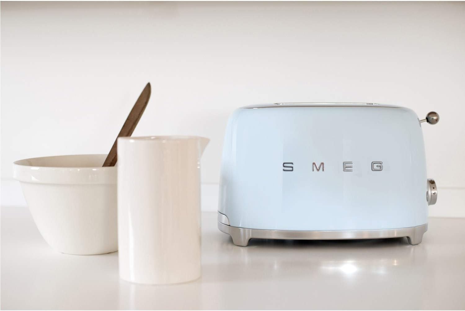 Smeg 2 Slice Toaster Pastel Blue