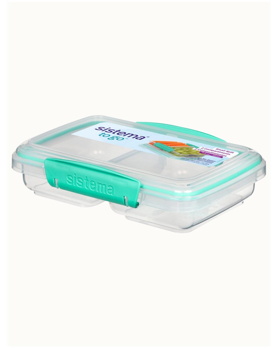 Sistema Small Split 350ml Teal Clip