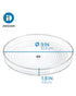 Interdesign Linus Turntable Clear 9 x 9 x 1.5 inch