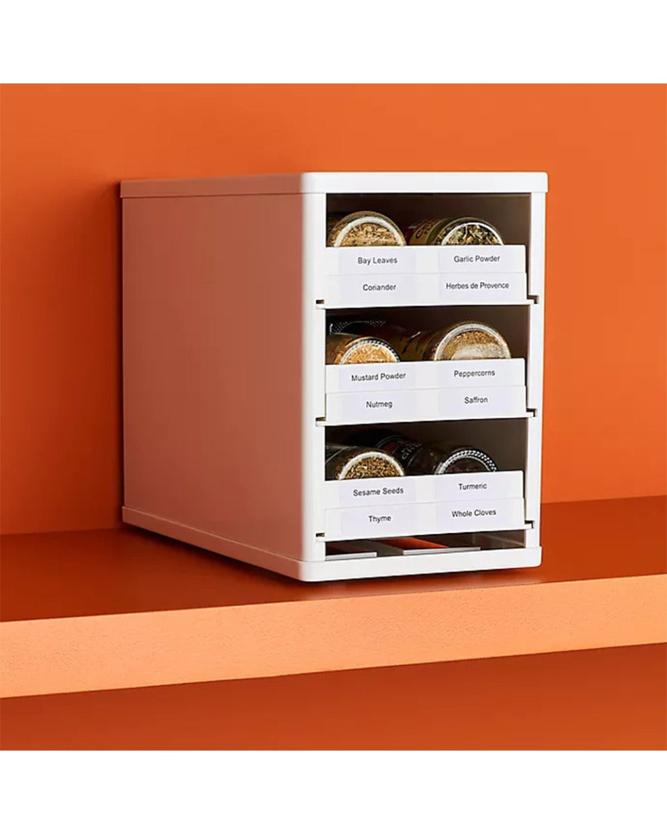 Youcopia Mini Spice Rack Stack 12 Bottle Organizer