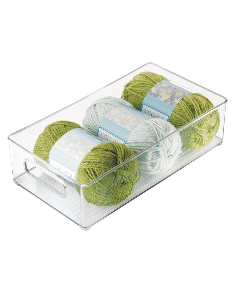 Interdesign Linus Bath Binz Deep Bin Clear
