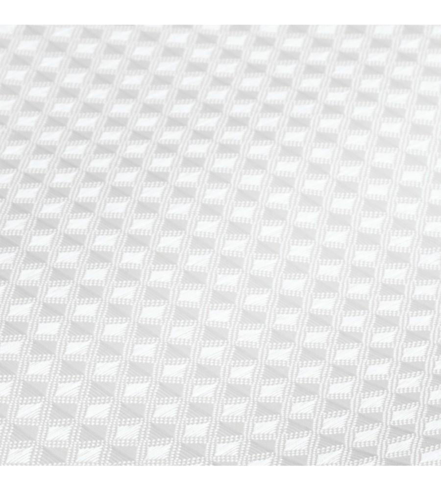 Interdesign Carlton Shower Curtain 72 x 72 inch White