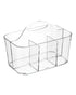 Interdesign Clarity Caddy 9.7 x  6.7 x 6 inch Clear