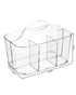 Interdesign Clarity Caddy 9.7 x  6.7 x 6 inch Clear