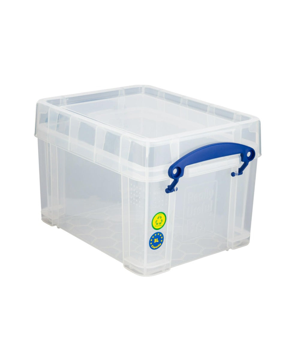 Really Useful 3L Storage Box Clear