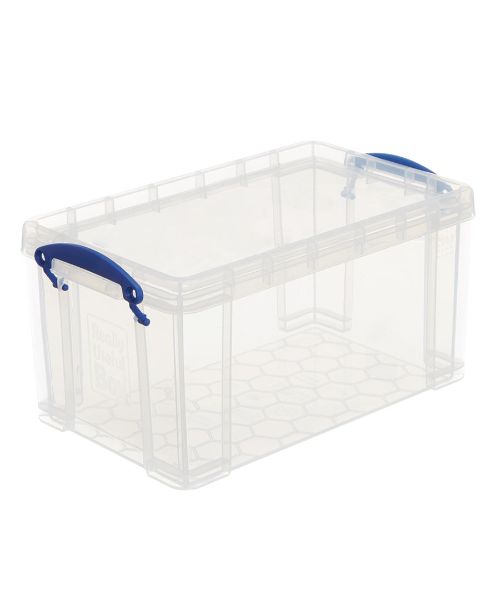 Really Useful 8L Open Fronted Box Clear
