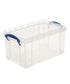 Really Useful 8L Open Fronted Box Clear