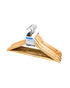 Homesmiths Clothes Hanger Set Eucalyptus Wood 8 Pieces