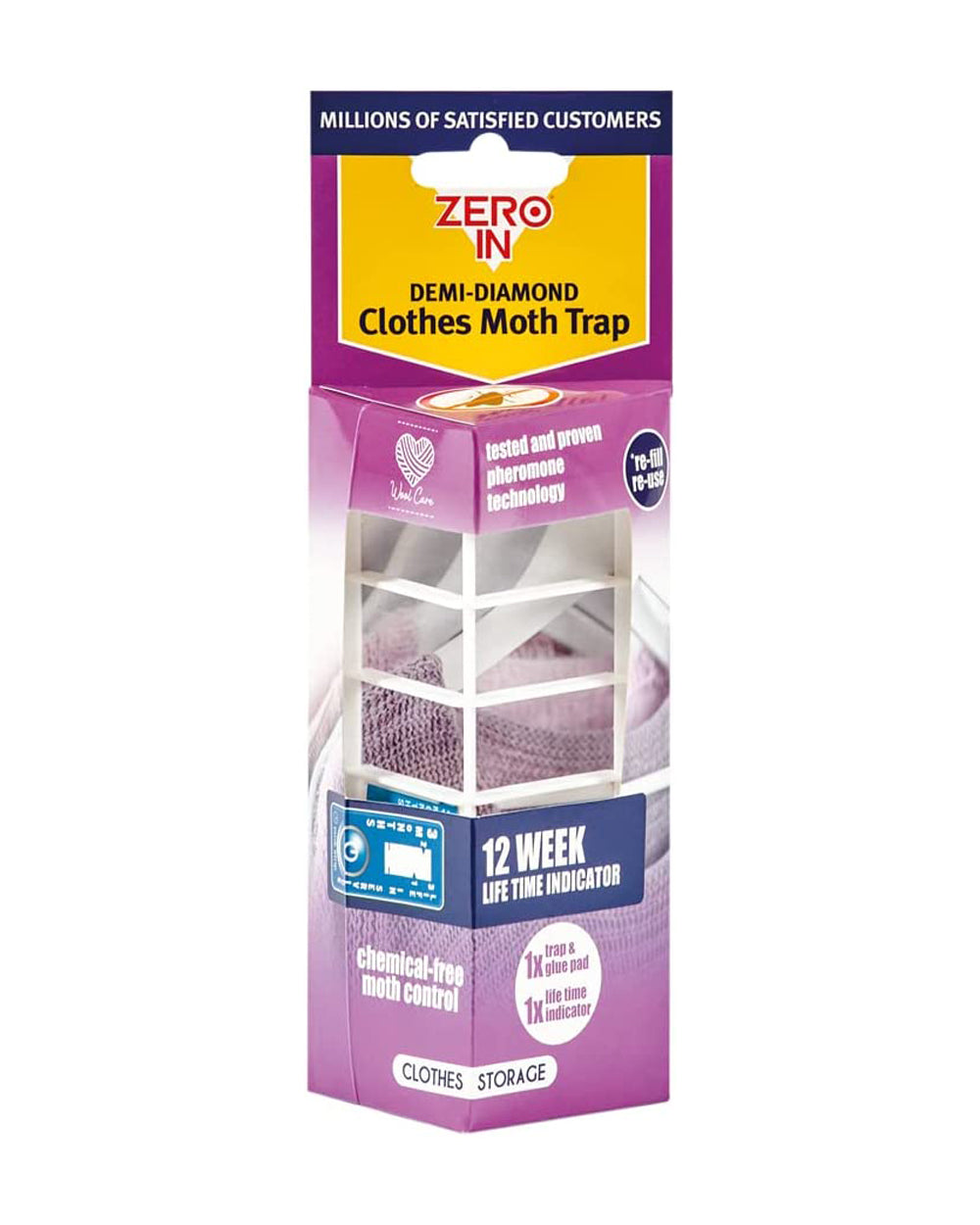 Zero In Demi-Diamond Clothes Moth Killer