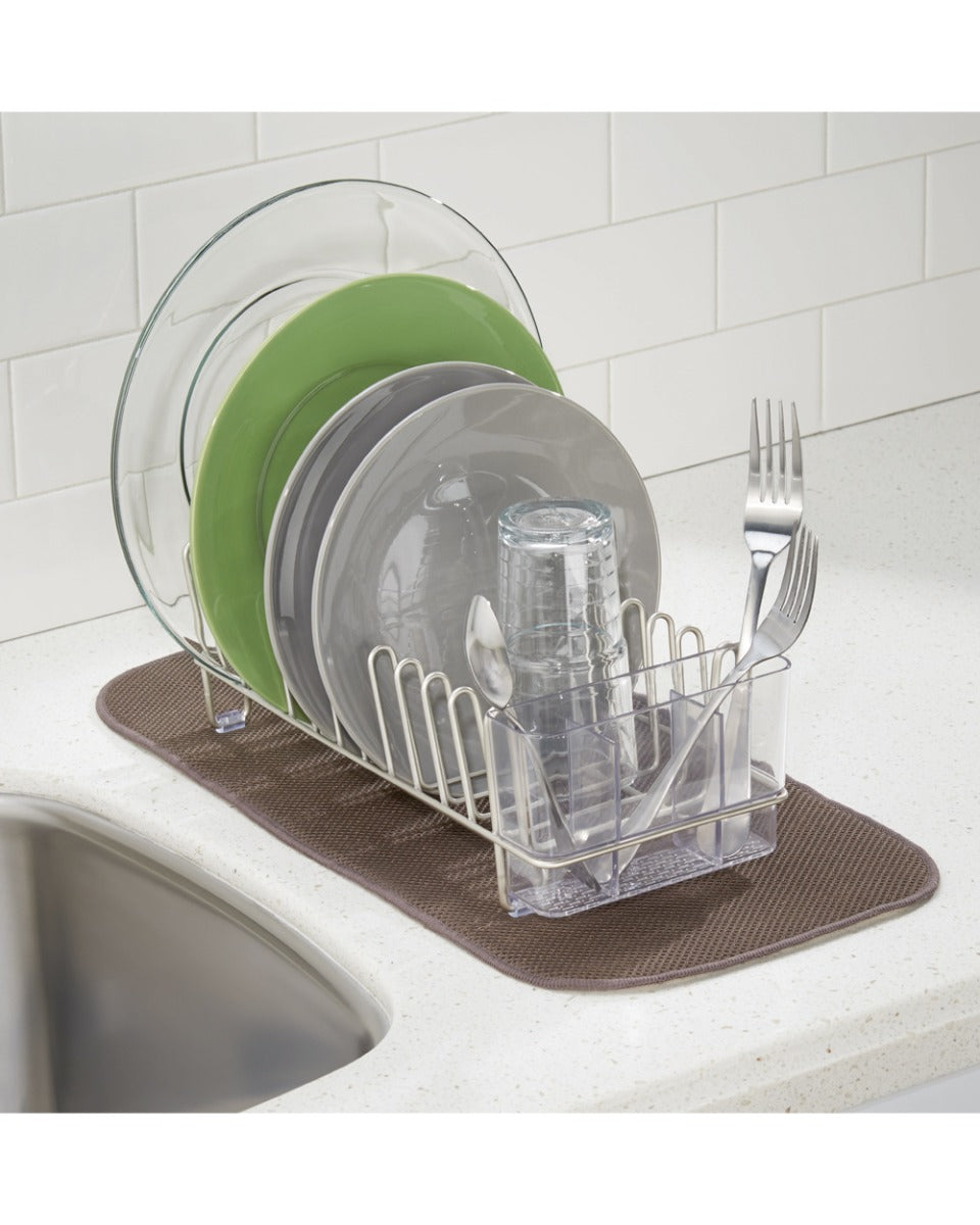 Interdesign Classico Compact Dish Drainer Stain Cleaner 12.5 x 5.7 x 4 inch