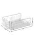 Interdesign Forma Lupe Drainer 12.2 x 17.5 x 5.2 inch Clear