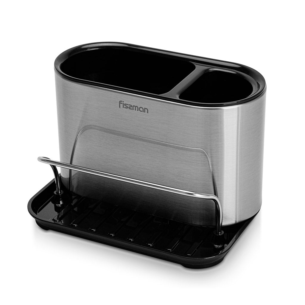 Fissman Sponge Holder Organizer and Storage With High Brush Holder