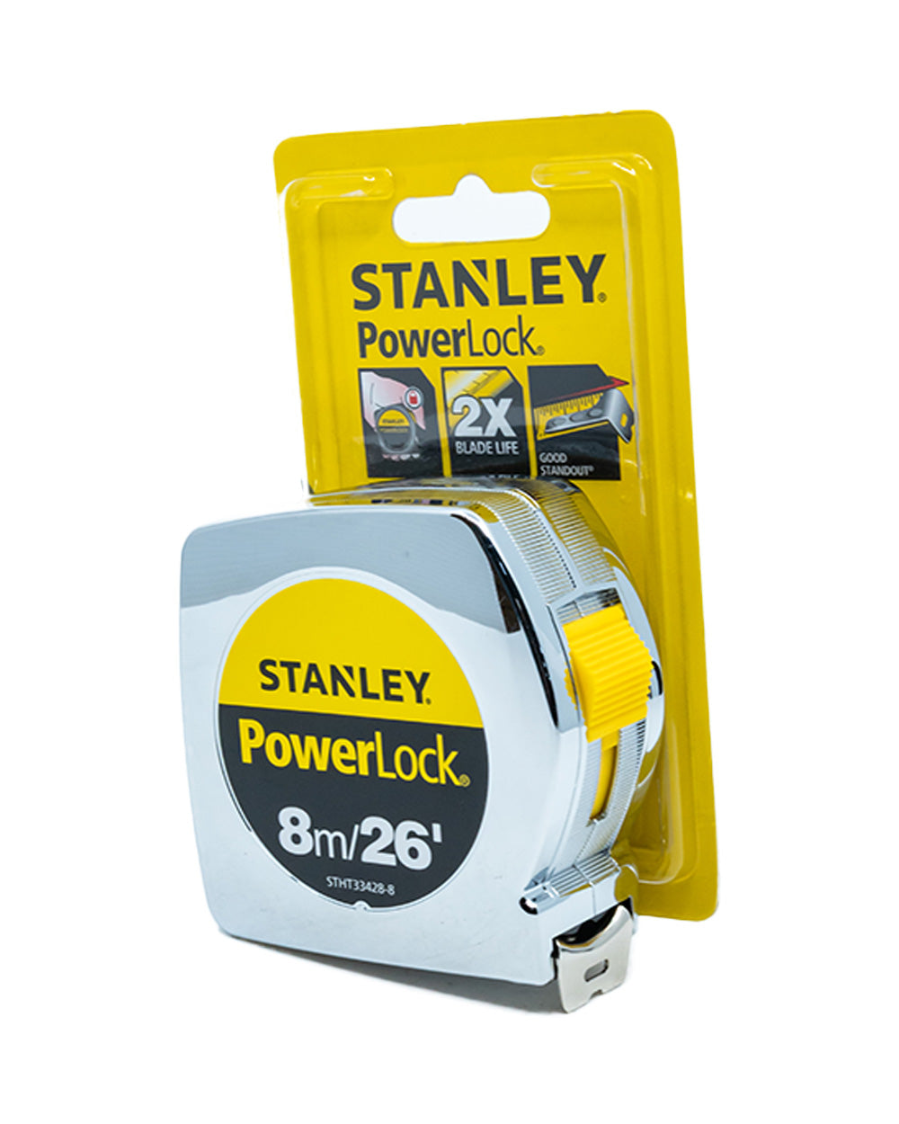 Stanley 8metre Or 16Ft Tape Power Lock