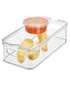 Interdesign Crisp Bin with Sliding Tray Clear