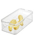 Interdesign Crisp Bin with Sliding Tray Clear