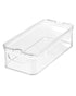 Interdesign Crisp Bin with Sliding Tray Clear