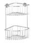 Wenko Power-Loc 2 tier Corner Shelf Large Bovino