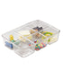 Interdesign Linus Pack Place with Dividers 9.5 x 6.5 x 2.2 inch
