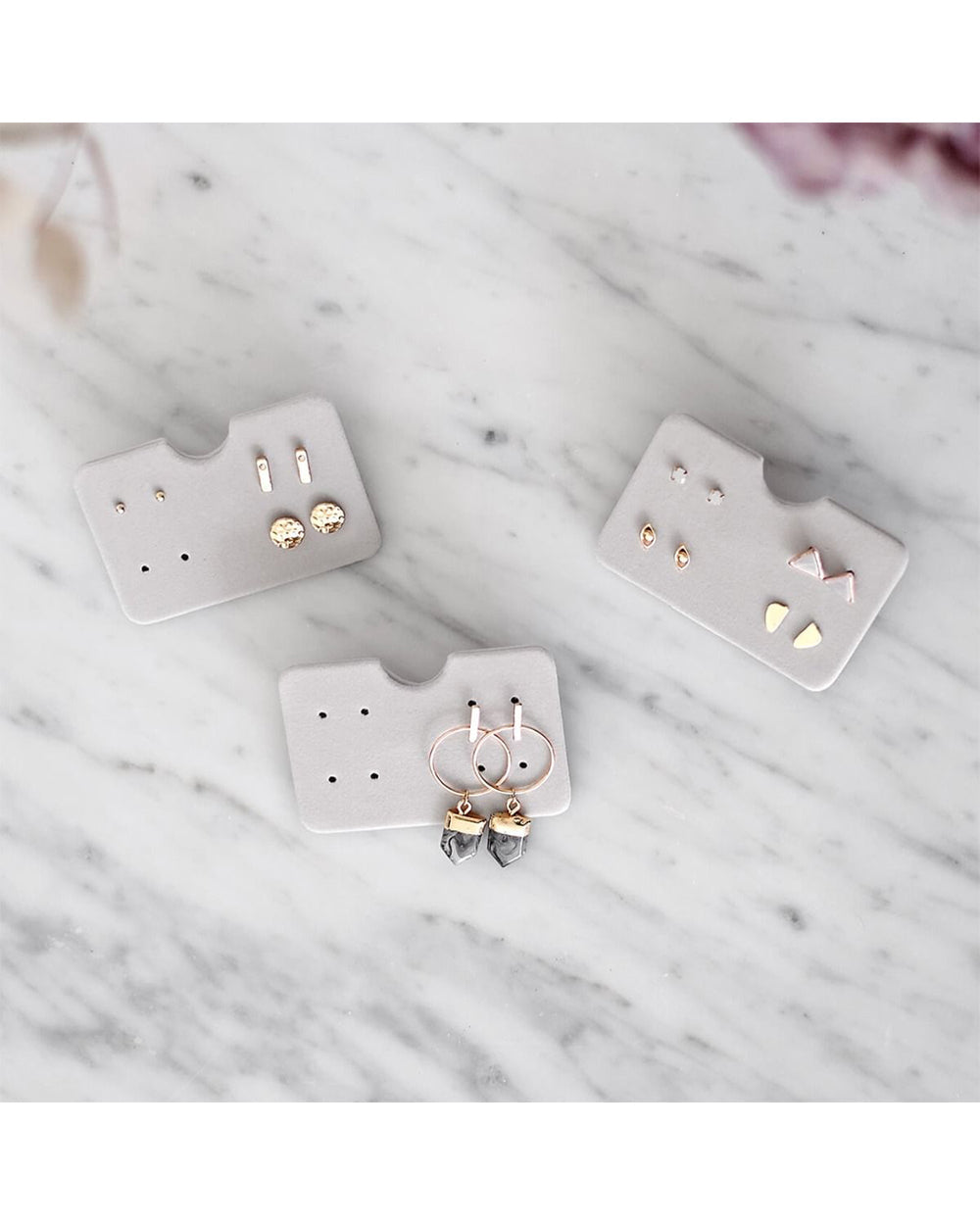 Stackers Grey Earring Display Accessory Set Of 3