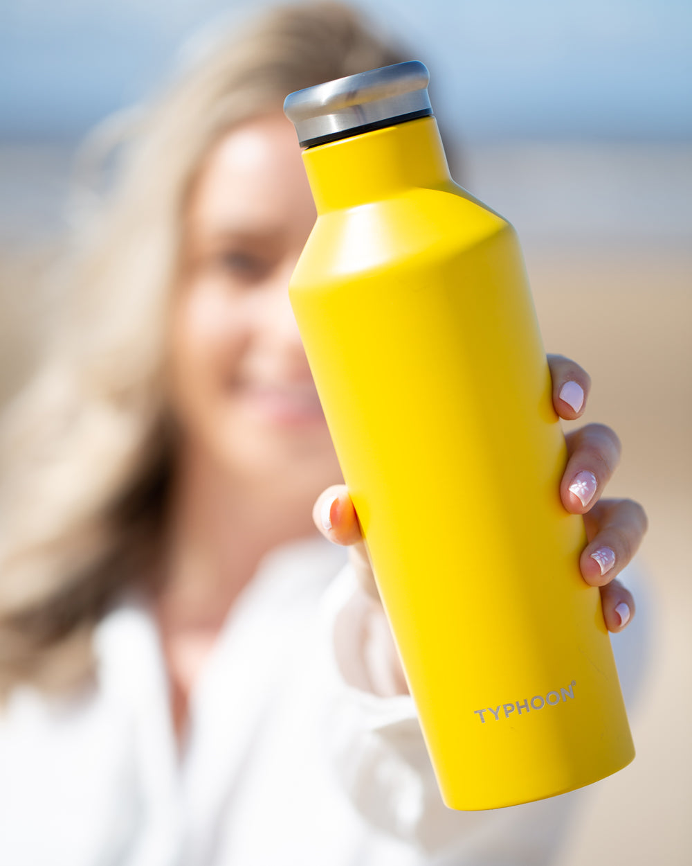 Typhoon 500ML Double Wall Stainless Steel Bottle Yellow