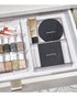 The Home Edit Angled Expandable Drawer Organizer Clear