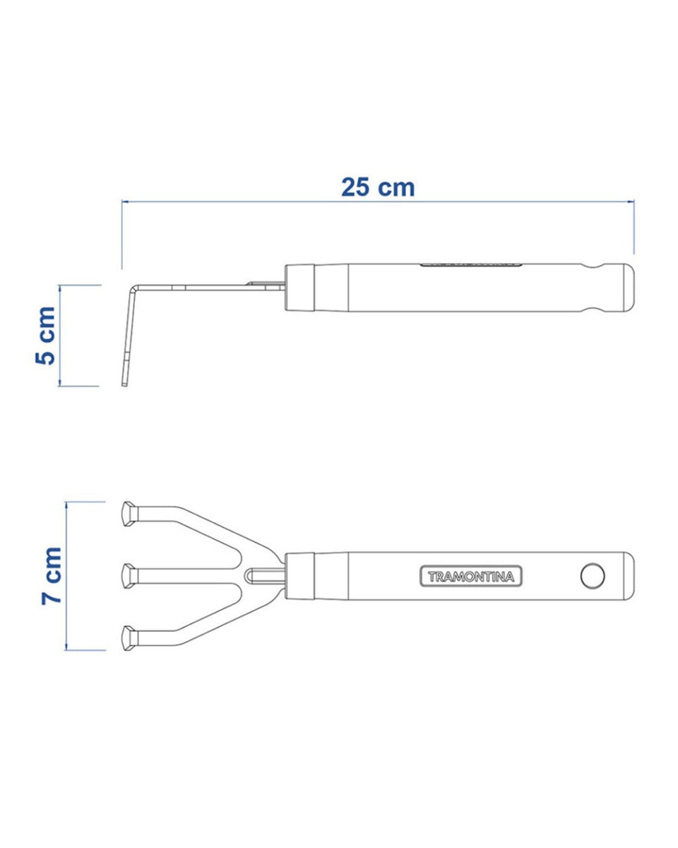 Tramontina Wooden Handle Cultivator 3 teeth