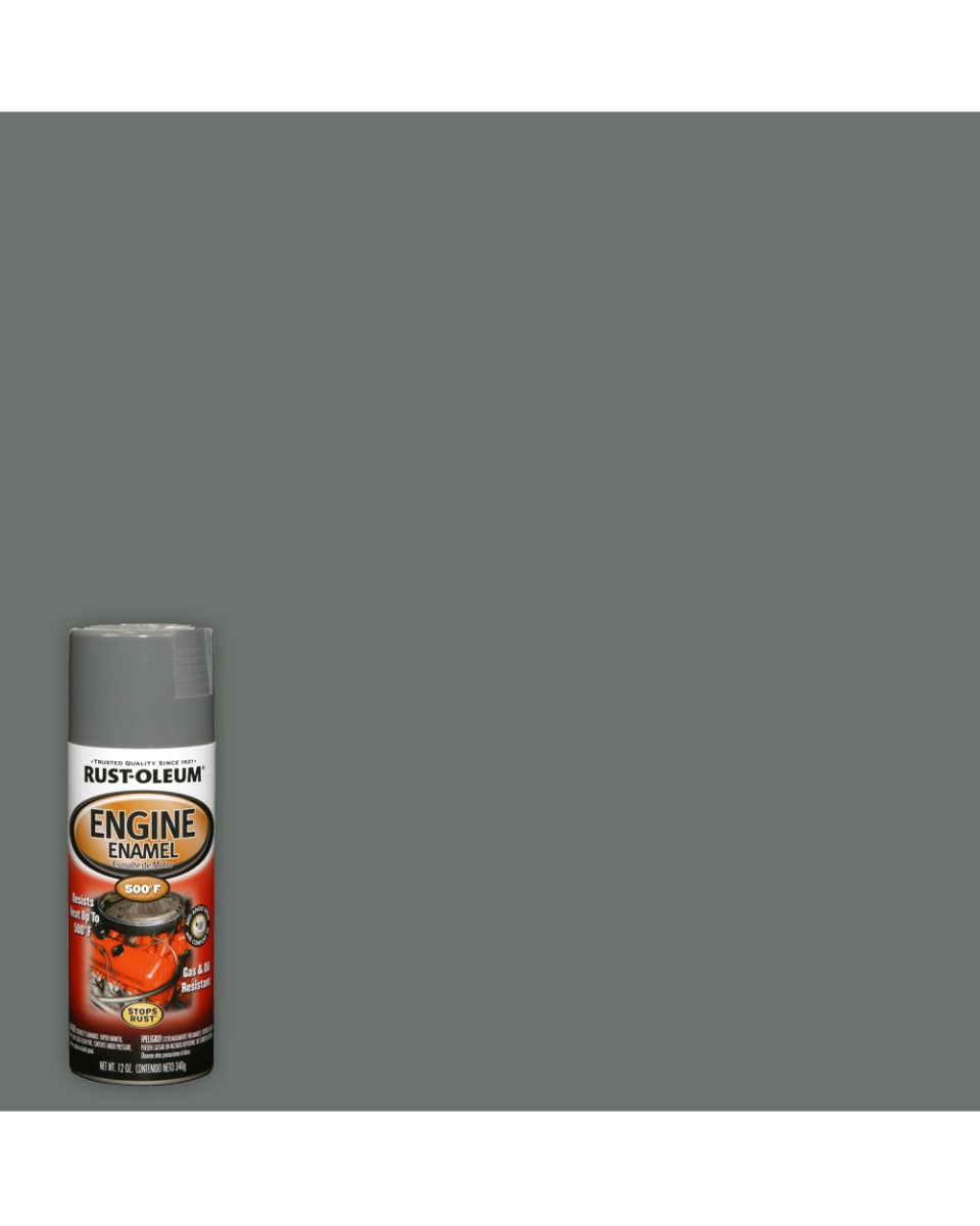 RustOleum Auto Engine Enamel Ford Grey 12Oz