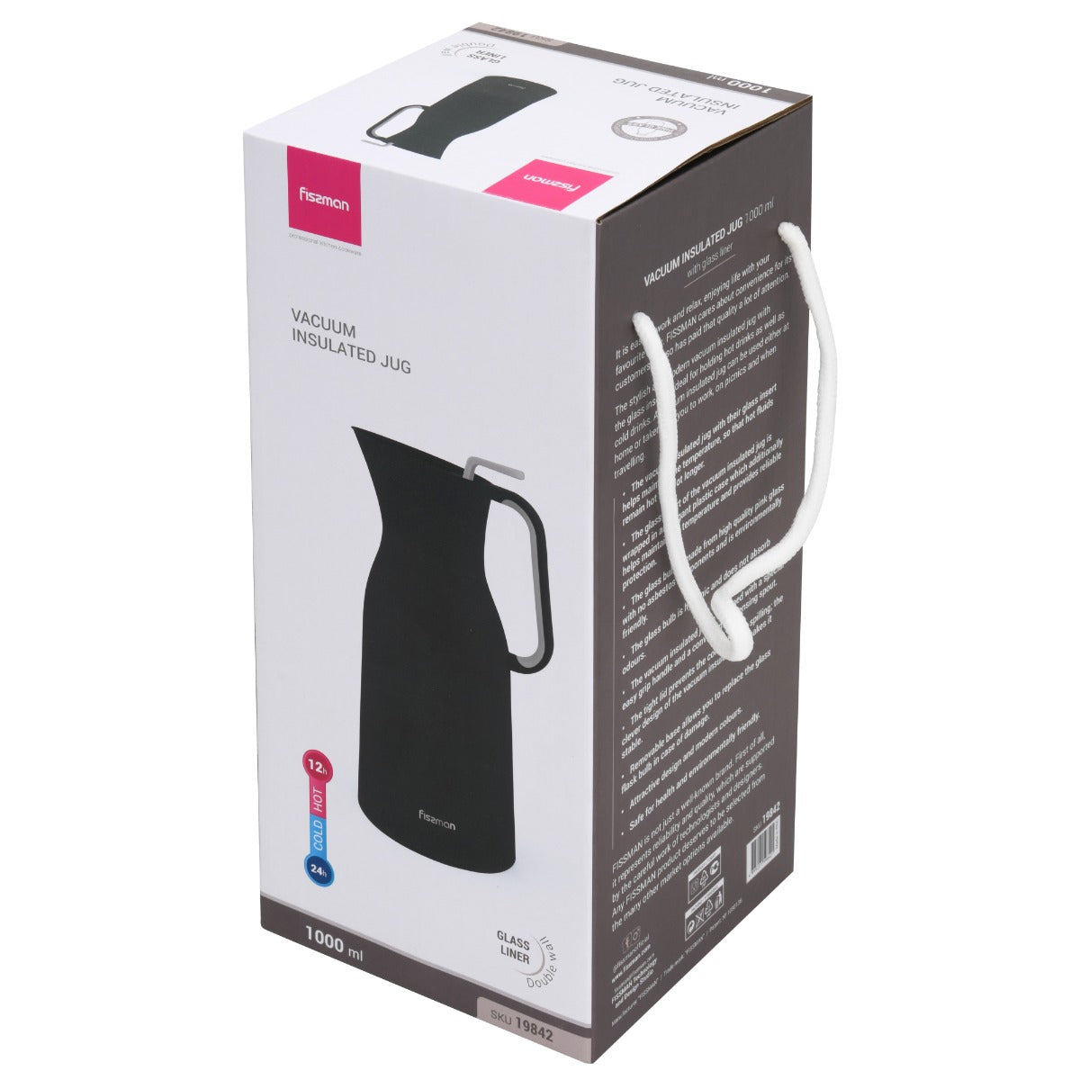 Fissman Vacuum Insulated Jug 1000 ML