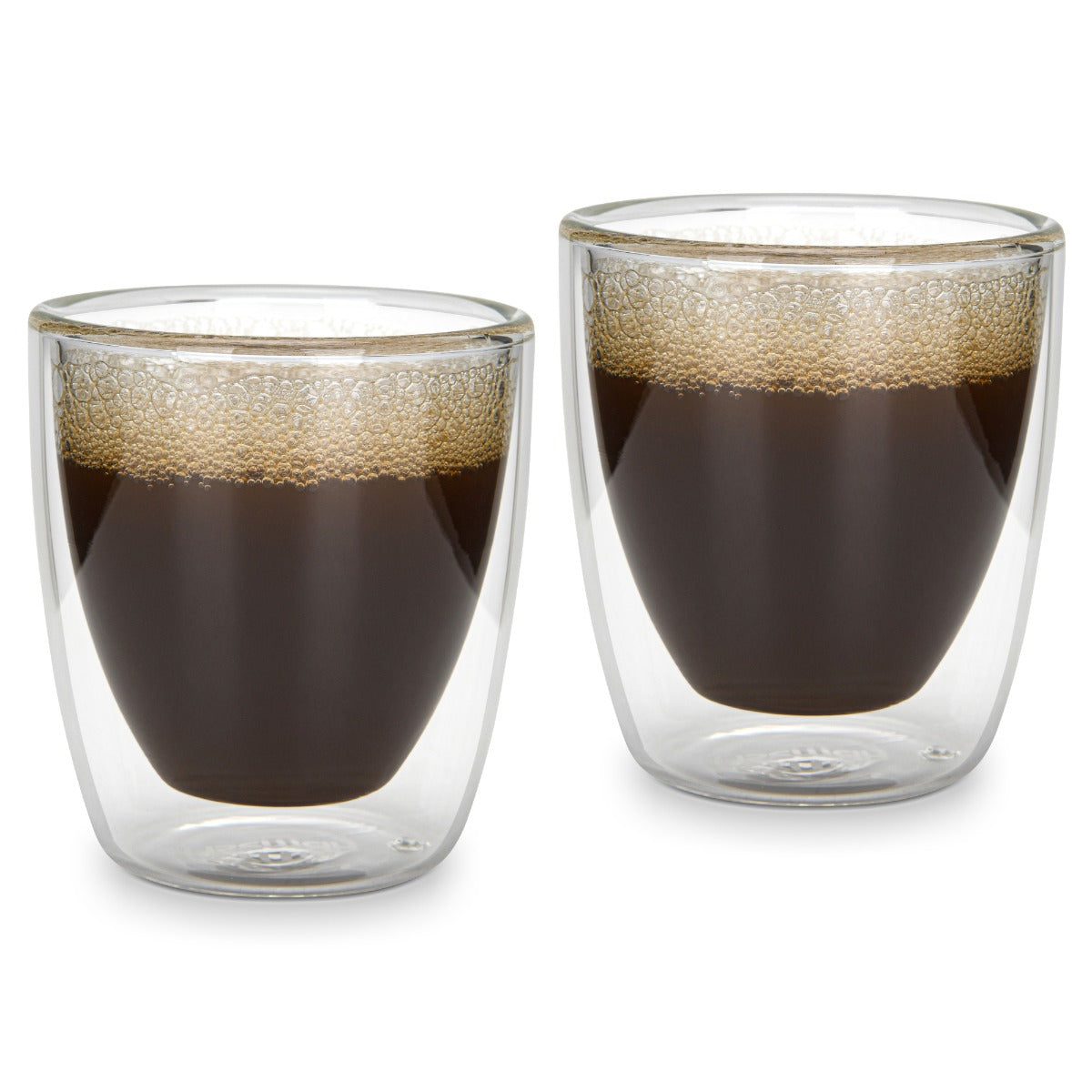 Fissman Set of 2 Double Wall Glasses 80ML Borosilicate Glass
