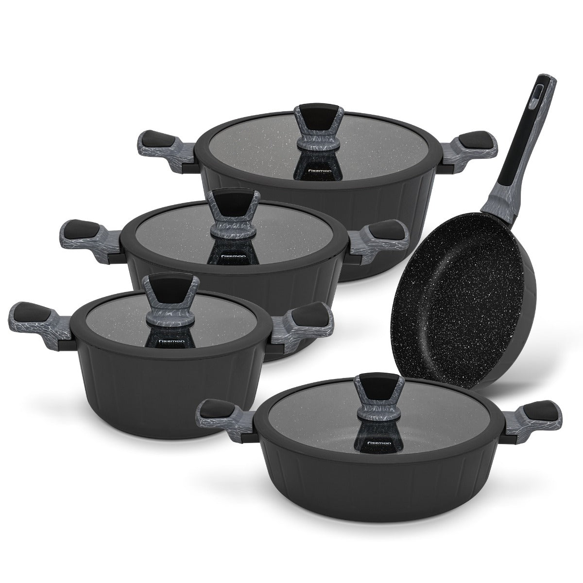 Fissman Cookware Stella Set of 9 pieces