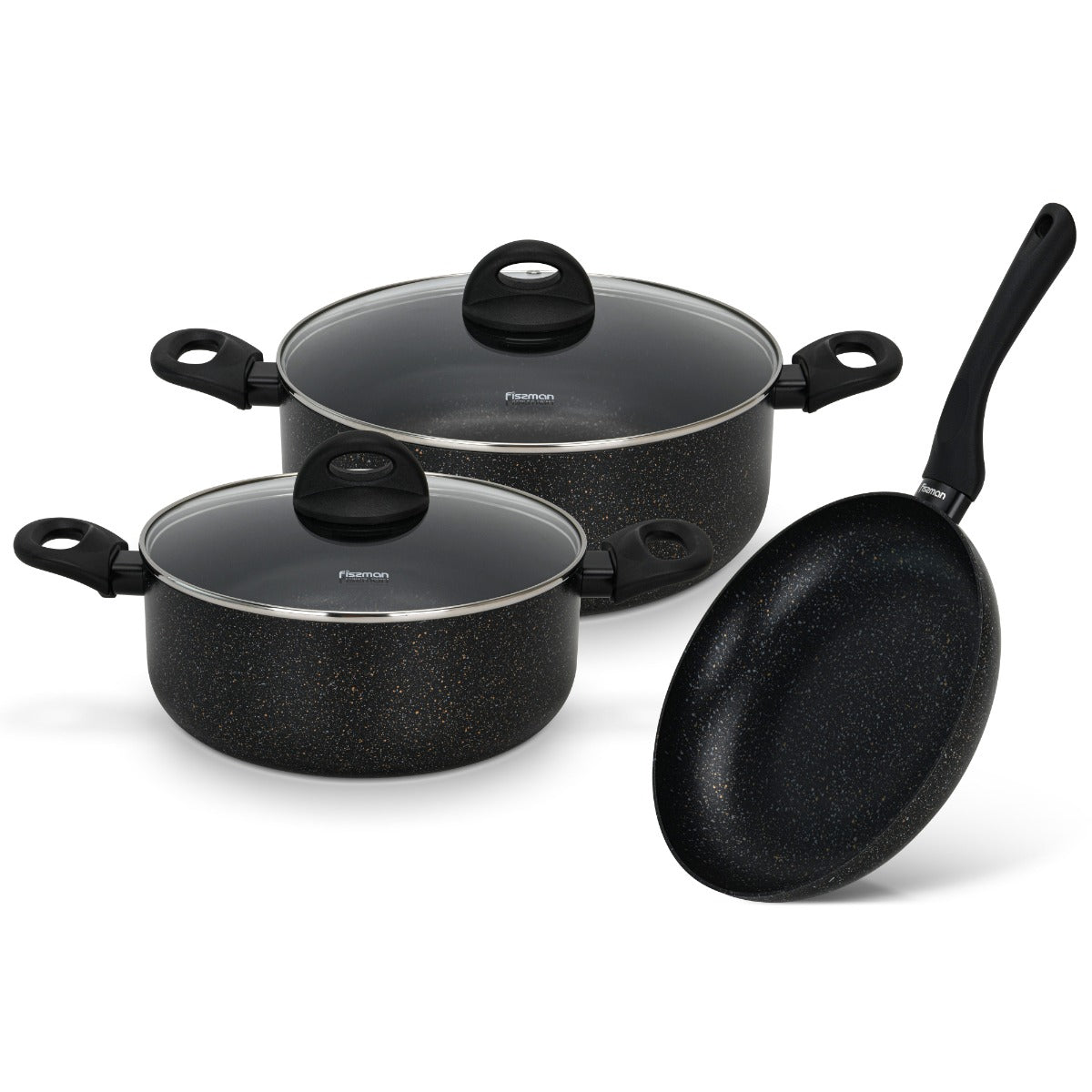 Fissman Cookware Set Promo 5 Pieces Aluminium with Non-Stick Coating