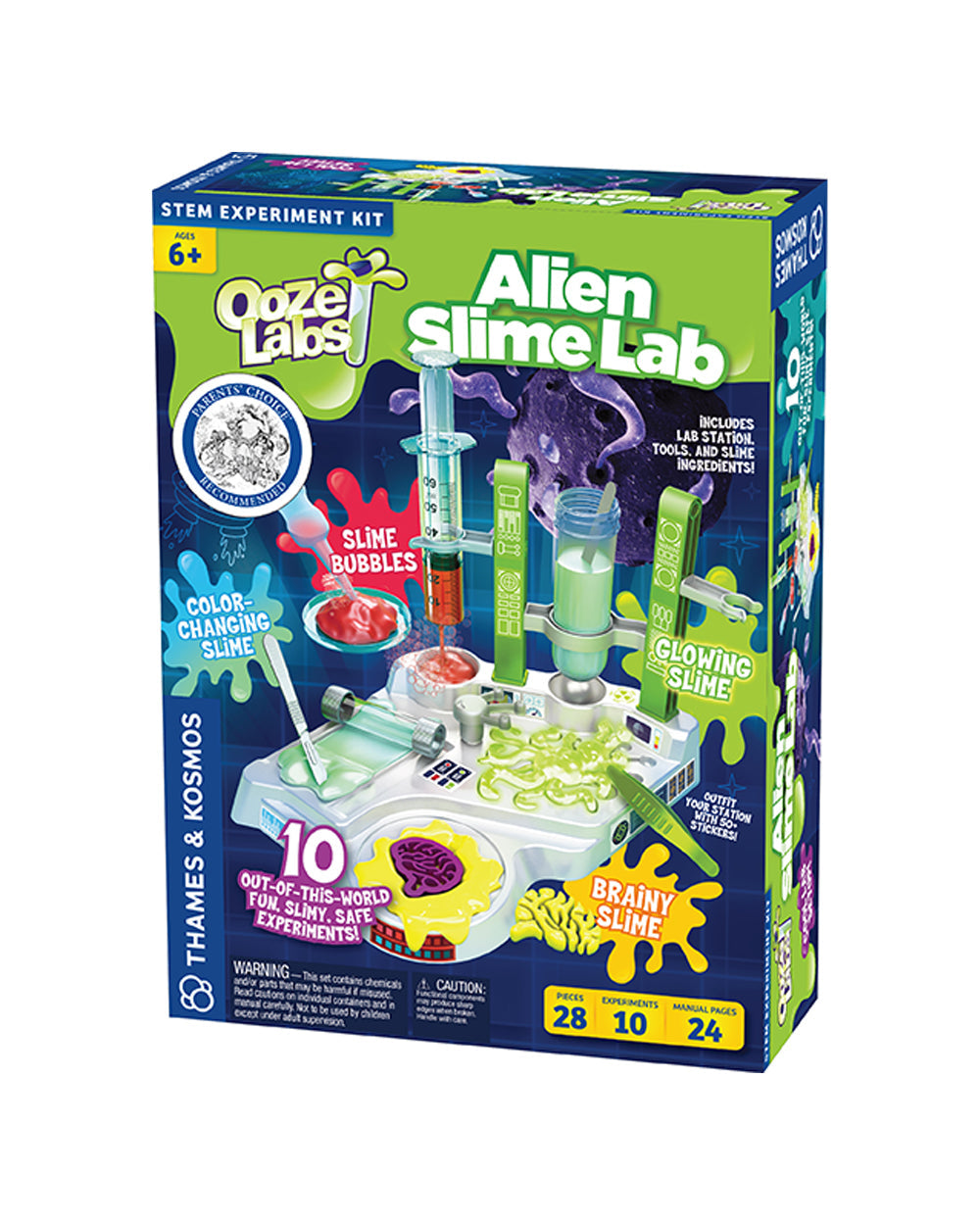 Thames & Kosmos Ooze Labs Alien Slime Lab STEM Experiment Kit