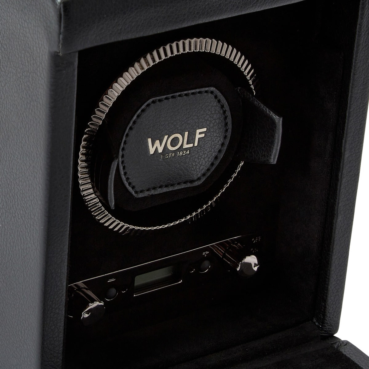 Wolf British Racing Single Watch Winder No Storage Black