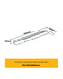 Tansel Sliding Pull Out Shirt Hanger L 35 x H 150 x W 508 mm