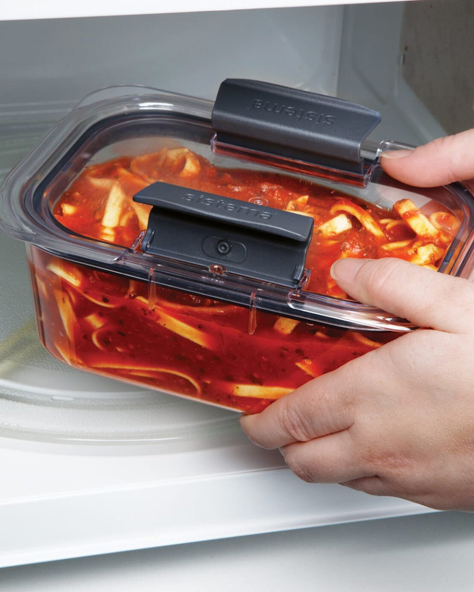 Sistema 2 Litre Brilliance Large Rectangle Clear
