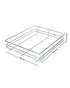 Tansel Wardrobe Pull Out Drawers with Slides L 396 x H 100 x W 485 mm